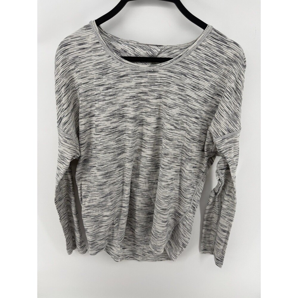 Lululemon Get Set Long Sleeve Top Women's Space Dye Luon Open Back